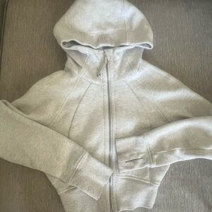 Lululemon Scuba Full-Zip Cropped Hoodie- Size 2
